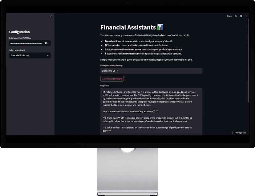 AI Financial Assistant